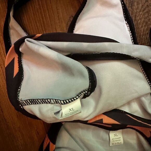 TITO’S BIKINI Black and Orange Women's Swim Set - Picture 5 of 6